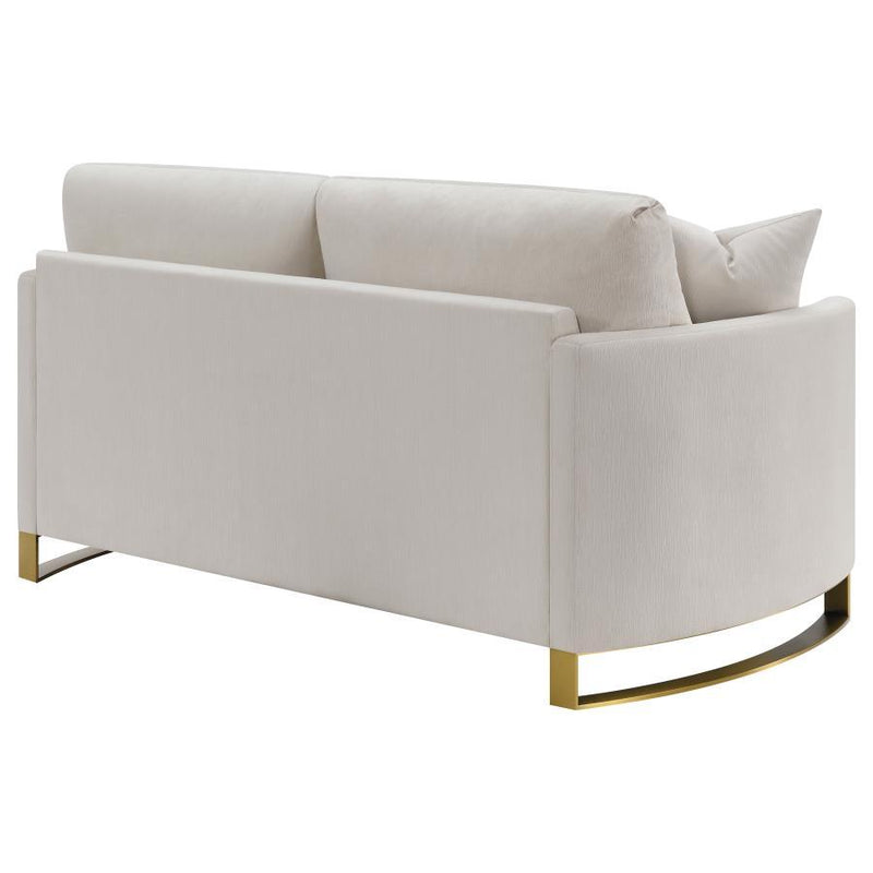 Corliss - Upholstered Arched Arm Loveseat