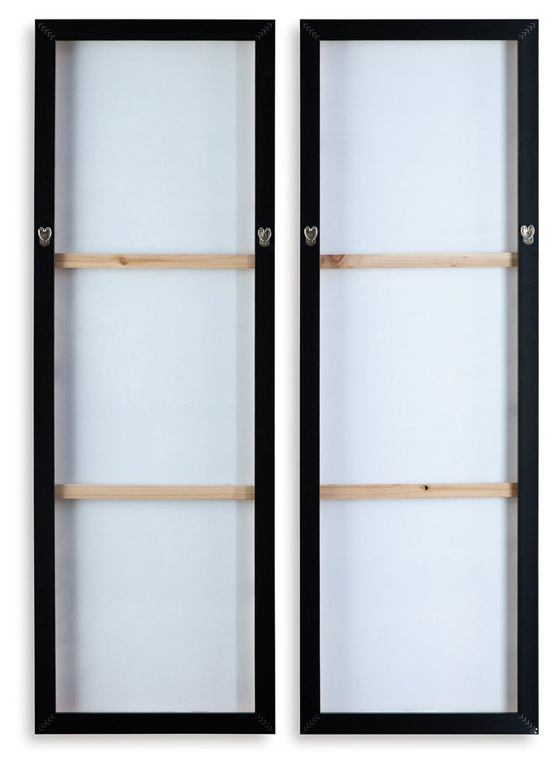 Dansot - Wall Art Set (Set of 2) - Green / Brown