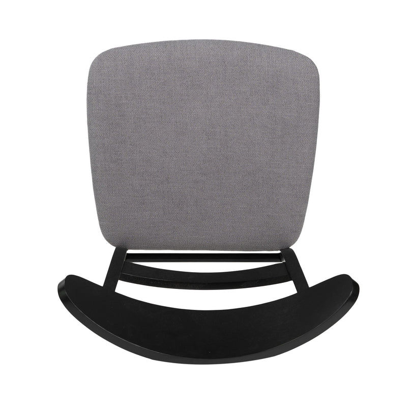 Dining Chair With Upholstered Seat - Dark Gray