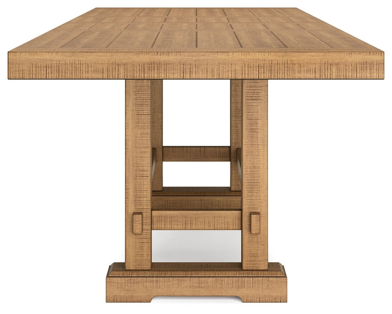 Havonplane - Rectangular Dining Room Counter Extension Table - Brown