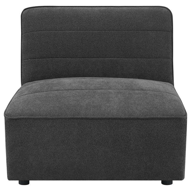 Sunny 6-piece Upholstered Modular Sectional Sofa Charcoal