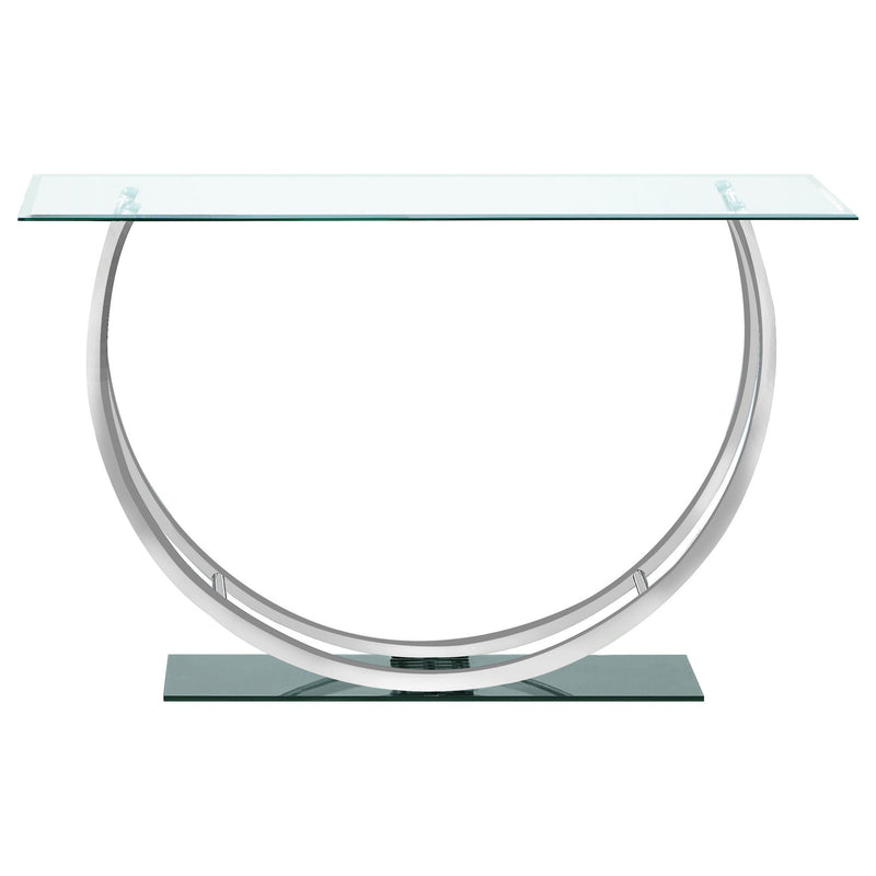 Garrett - Console Table - Chrome