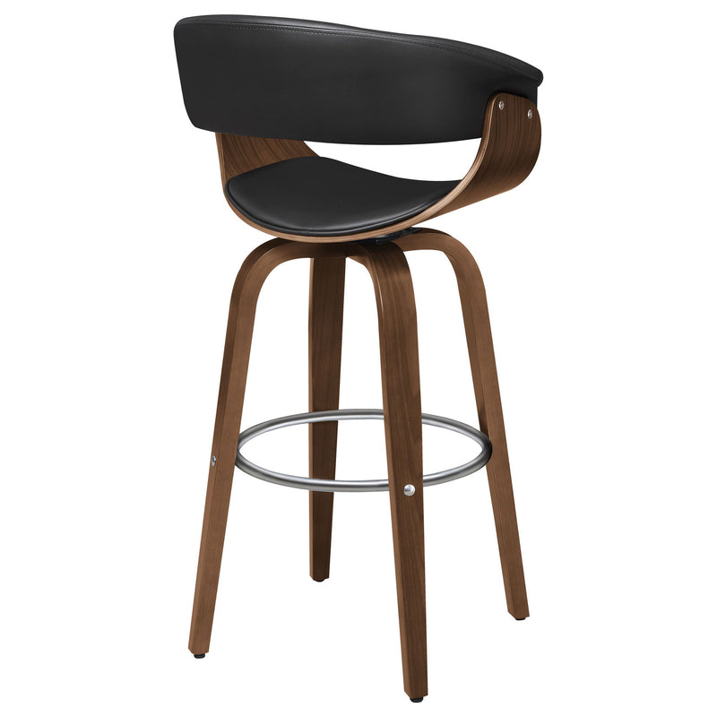 Swivel Bar Stool Elegant Design With Upholstery