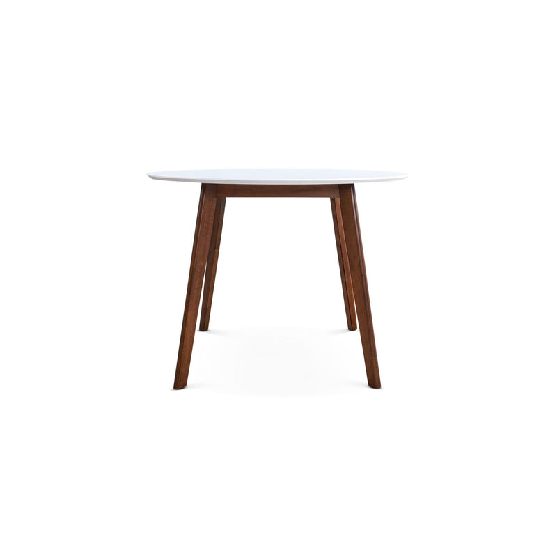 Dining Table - Brown / White