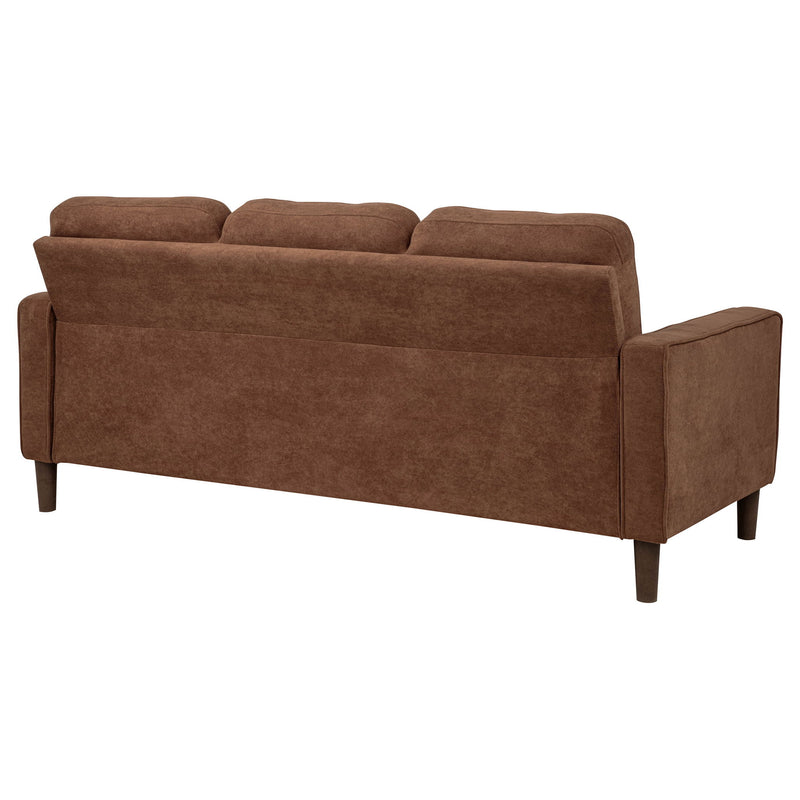 Heather - Track Arm Tufted Sofa - Rust