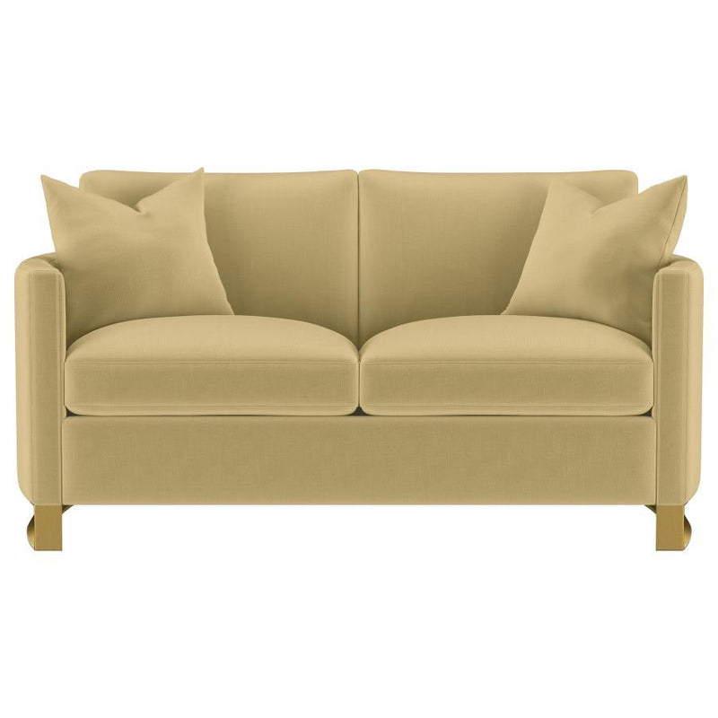 Corliss - Upholstered Arched Arm Loveseat