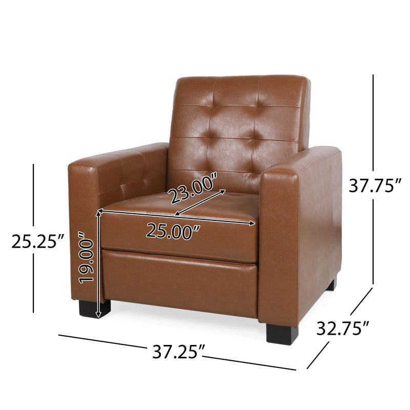 Langseth - Contemporary Tufted Pushback Recliner