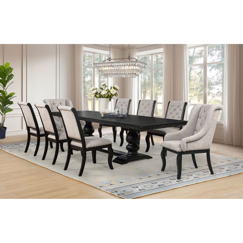 Kinzler - Arm Chair (Set of 2) - Tan / Black