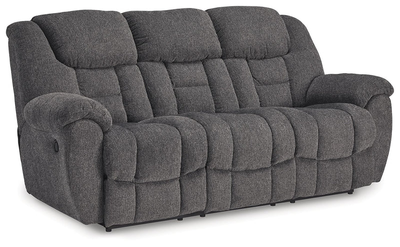Foreside - Reclining Sofa - Charcoal