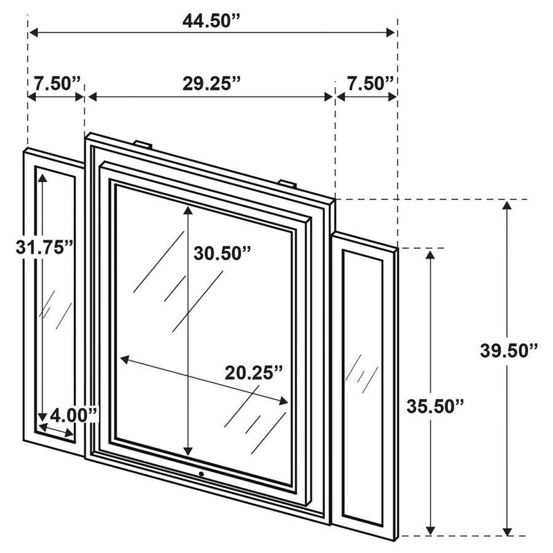 Lorient - LED Dresser Mirror