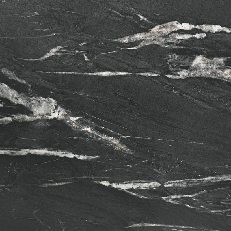 Crestmont - Extension Dining Table Faux Marble - Black