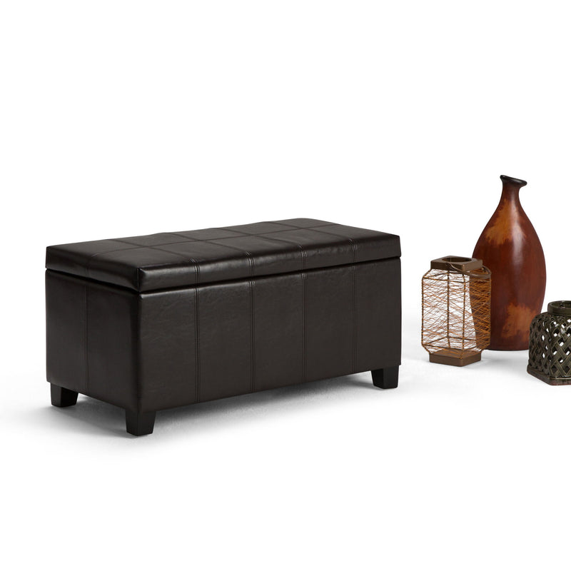 Dover - Storage Ottoman Bench - Tanners Brown