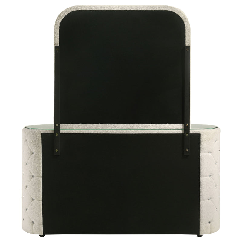 Santiago - 6 Drawer Dresser With Mirror - Ivory