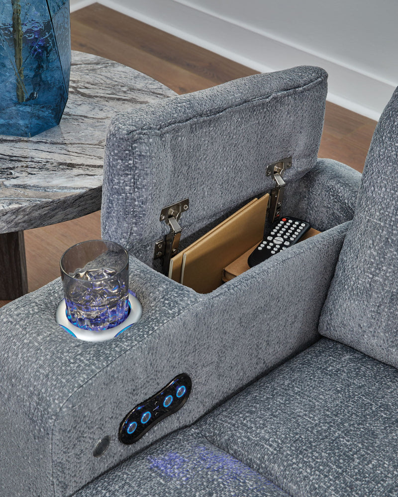 Studio Cave - Power Recliner - Steel