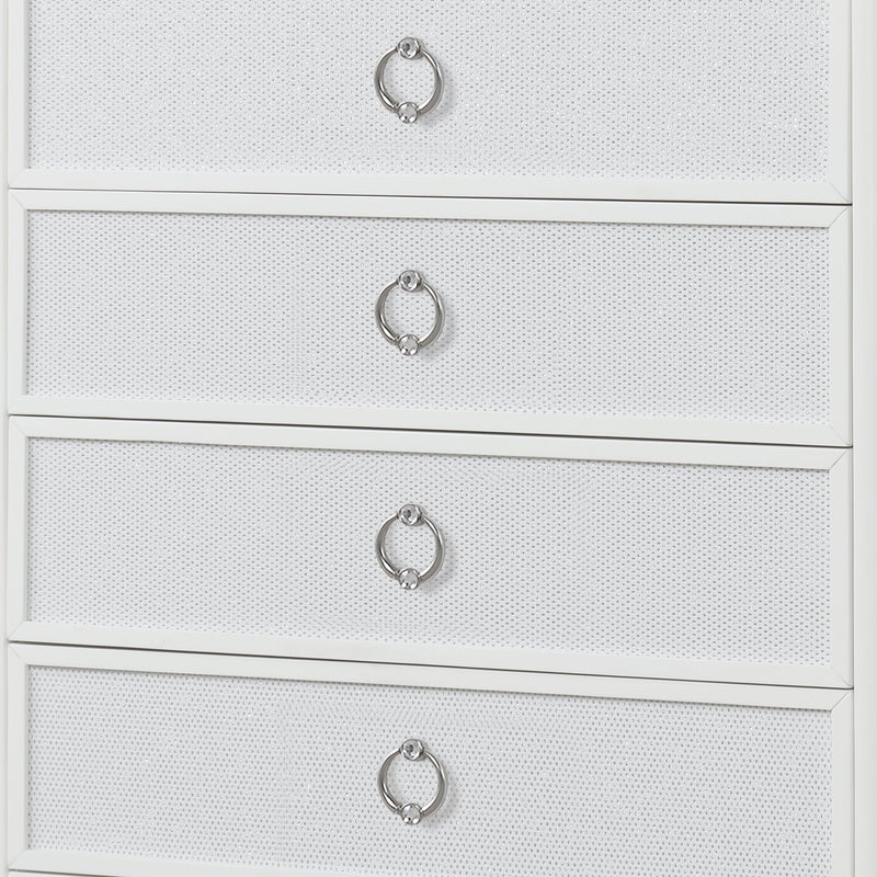 Abigale - 5 Drawer Chest With LED Lighting - White