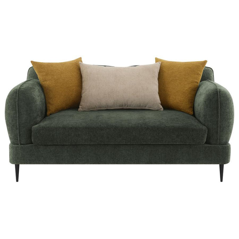 Jade - 2 Piece Chenille Upholstered Sofa Set