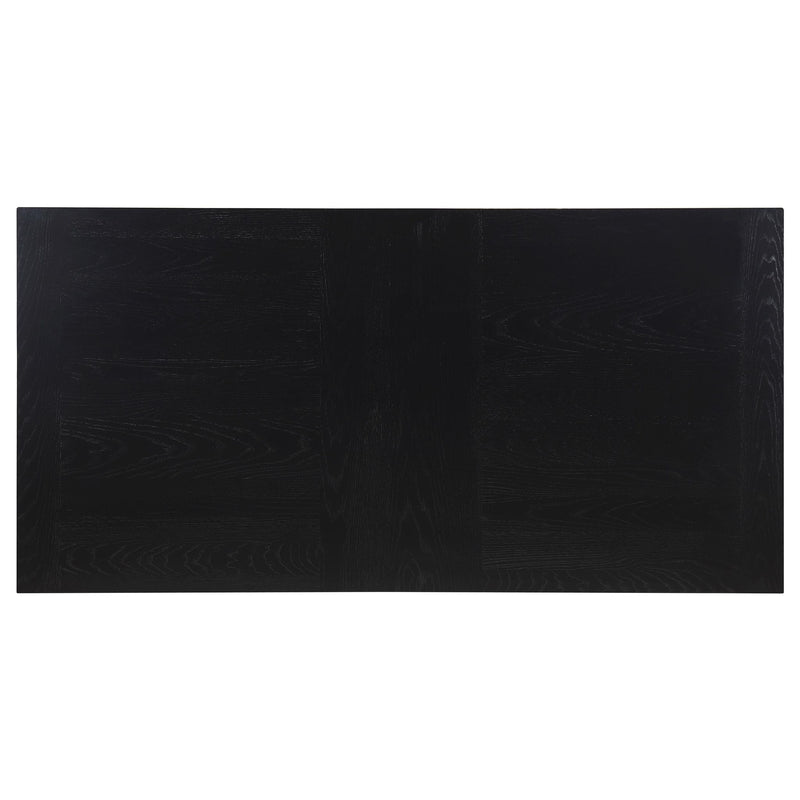 Catherine 7-piece Rectangular Dining Table Set Black