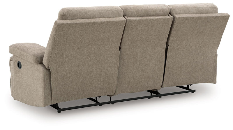 Side-Swipe - Reclining Sofa With Drop Down Table