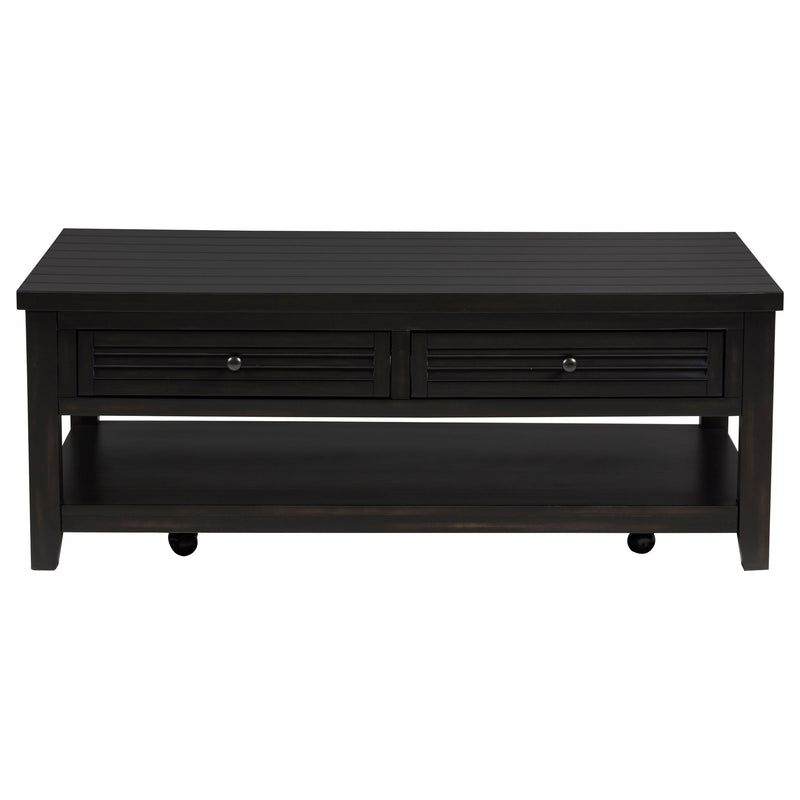 Sutter - 2 Piece Coffee And End Table Set - Dark Brown