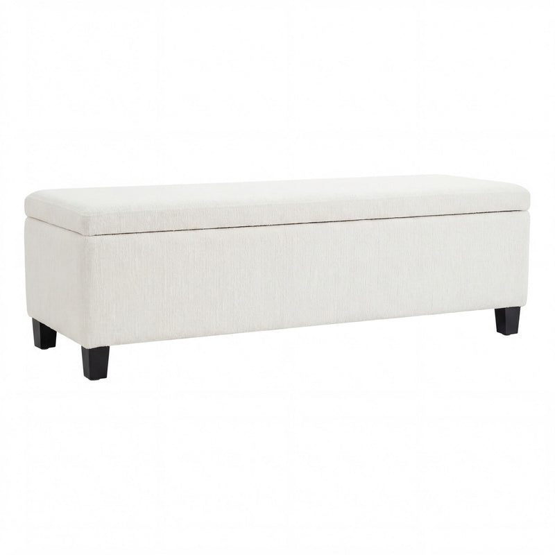 Upholstered Storage Ottoman Bench