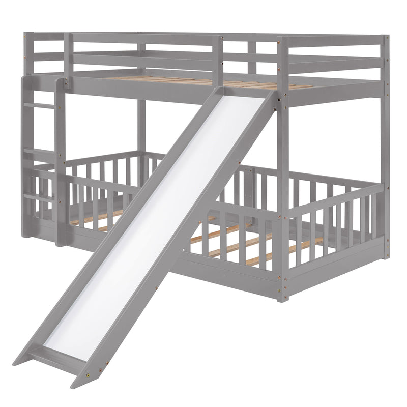 Functional Bunk Bed & Convertible Ladder And Slide