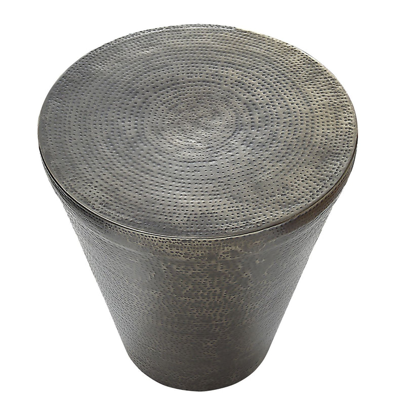 Drum Accent Side Table, Elegant Design