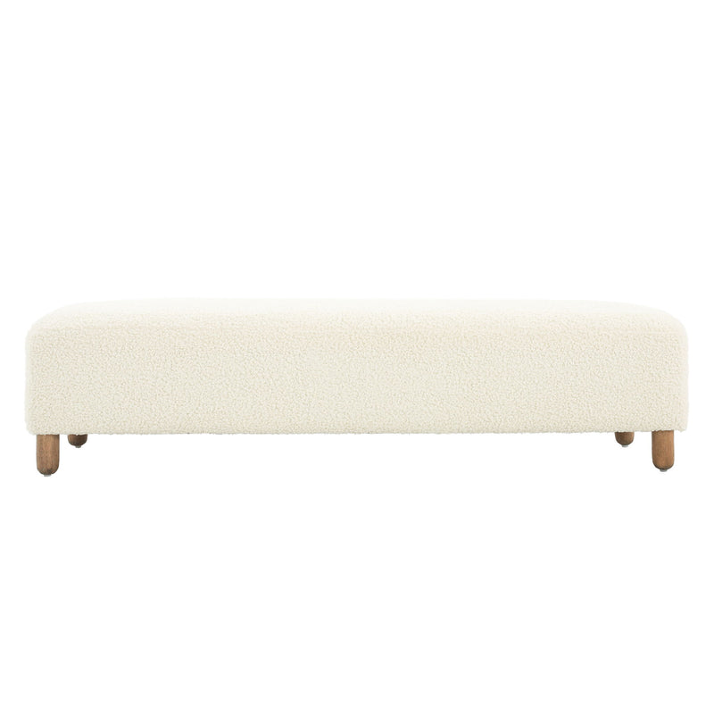 Comfortable Ottoman - White
