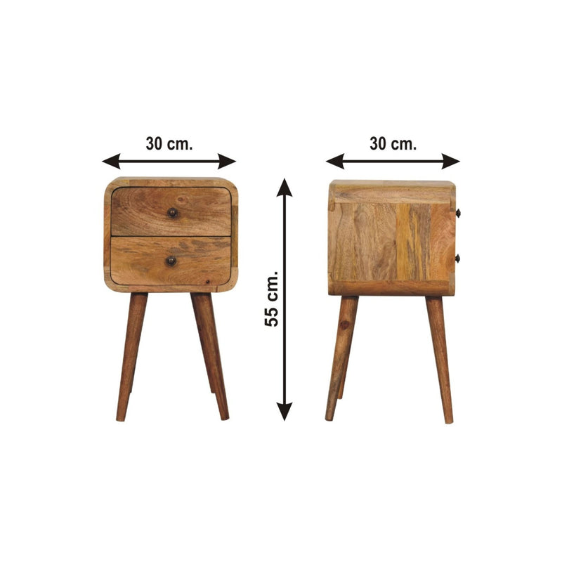 Curved Nightstand,