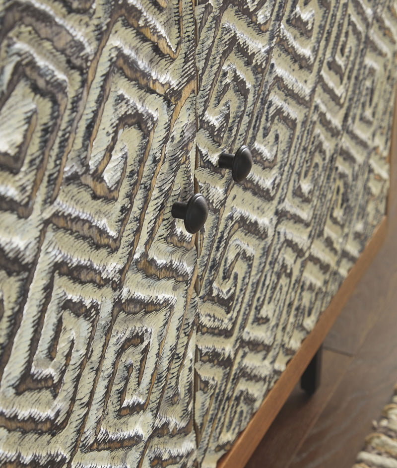 Kerrings - Accent Cabinet - Brown / Black / White