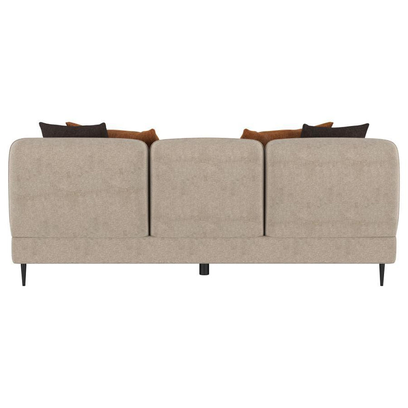 Jade - Chenille Upholstered Modern Track Arm Sofa