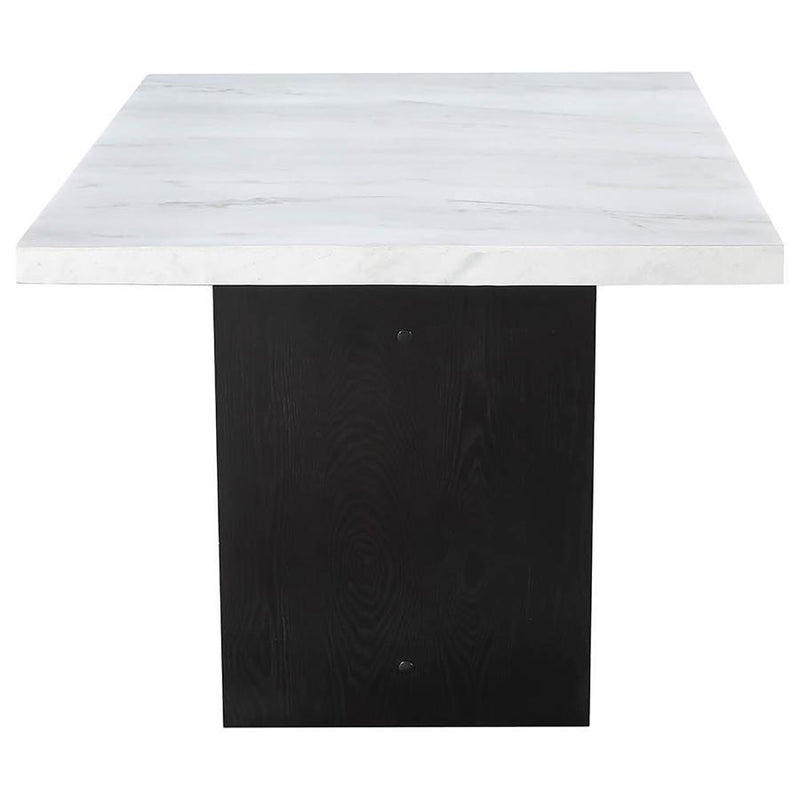 Sherry - Rectangular Marble Top Dining Table Set