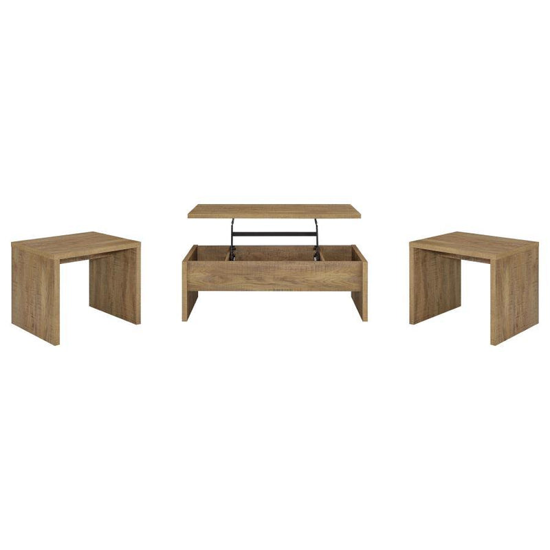 Canoga - Lift Top Cocktail Coffee Table Set - Mango
