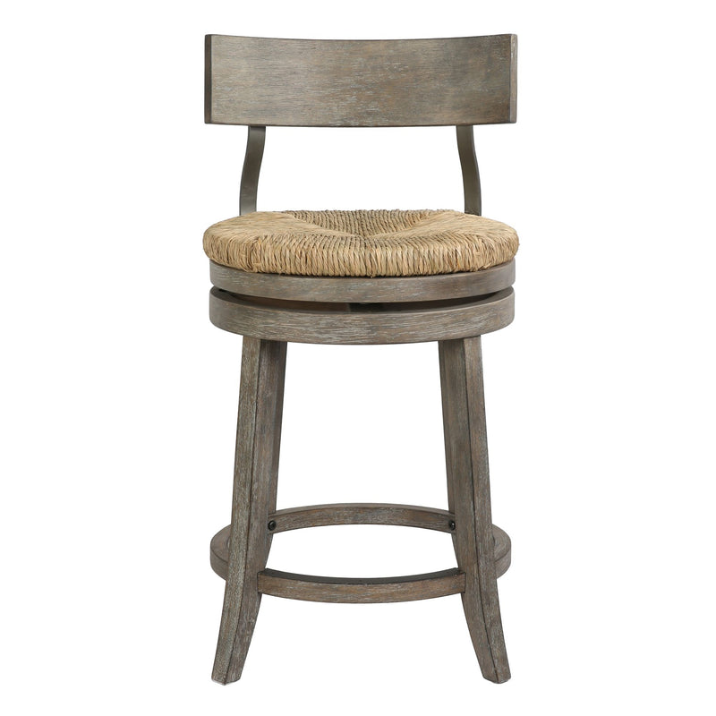 Stool With Natural Seagrass Seat