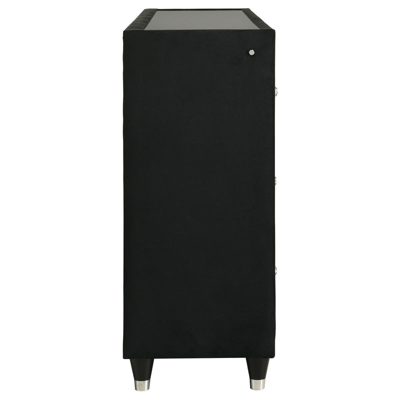 Mika - 8 Drawer LED Fireplace Dresser