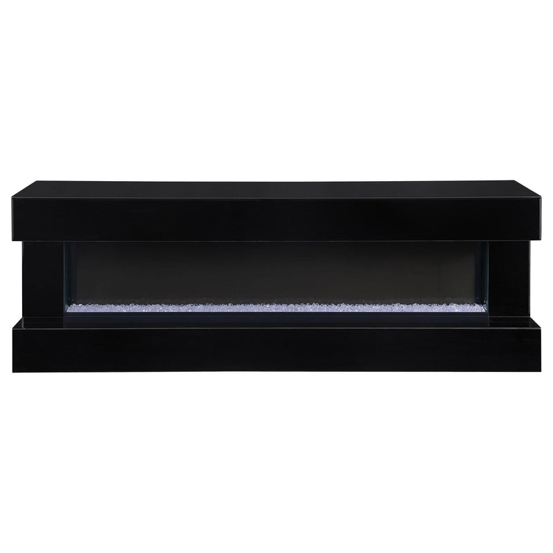 Vallerie 71-inch BT Speaker TV Stand Fireplace Console Black