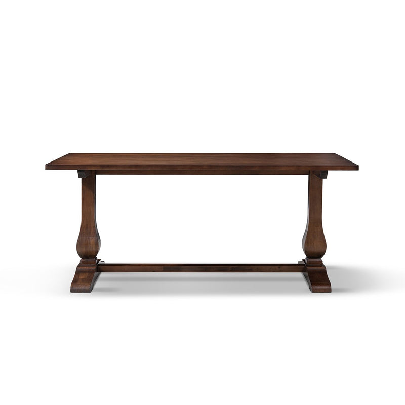 Whitmore - Trestle Dining Table - Dark Brown