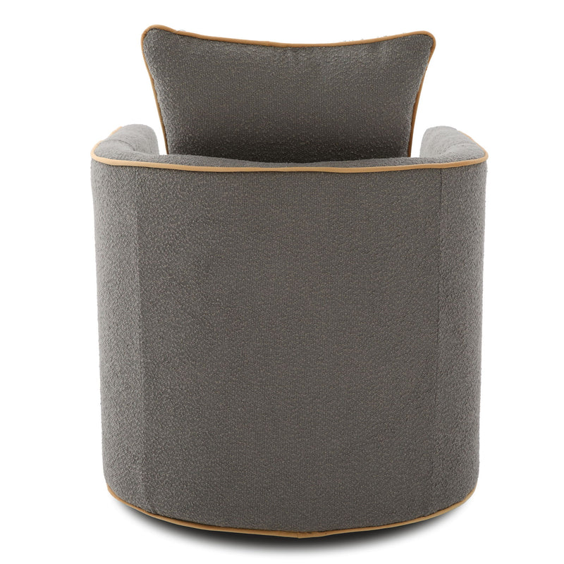Swivel Accent Chair, Rotating Base, For Living Room