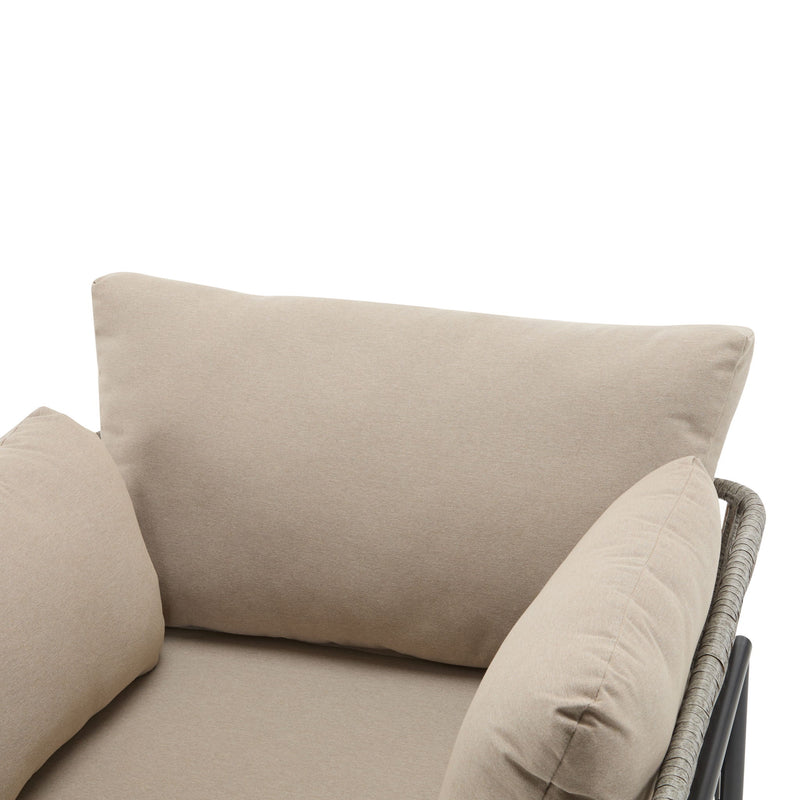 Rope Lounge Chair With Cushions For Modern Spaces