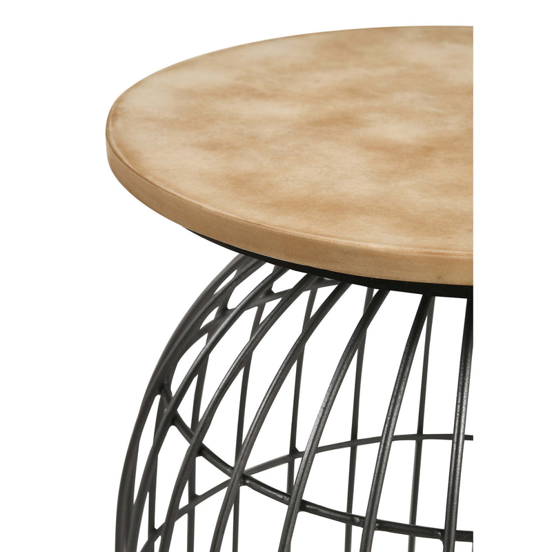 Boyd - Side Table - Gunmetal