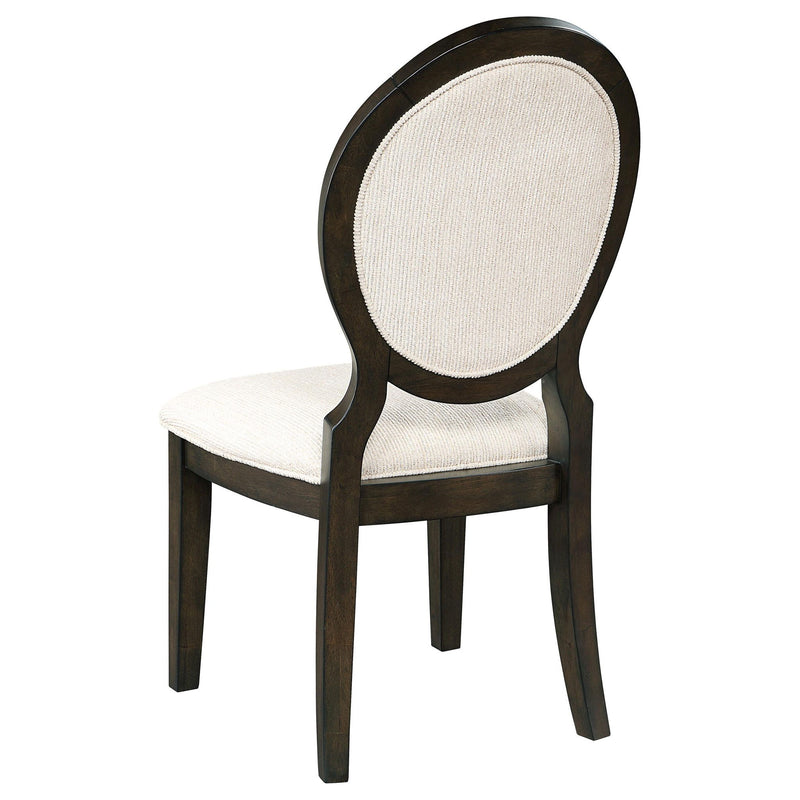 Twyla 5-piece Round Wood Dining Room Table Set Dark Cocoa