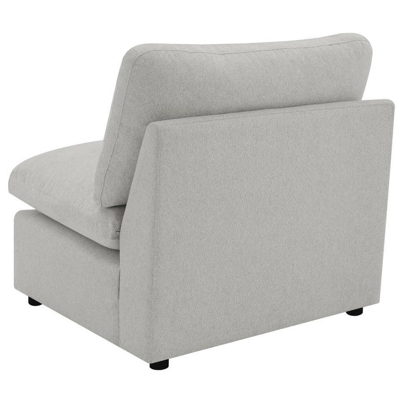 Collins - Modular Power Reclining Sectional Armless Chair - Gray