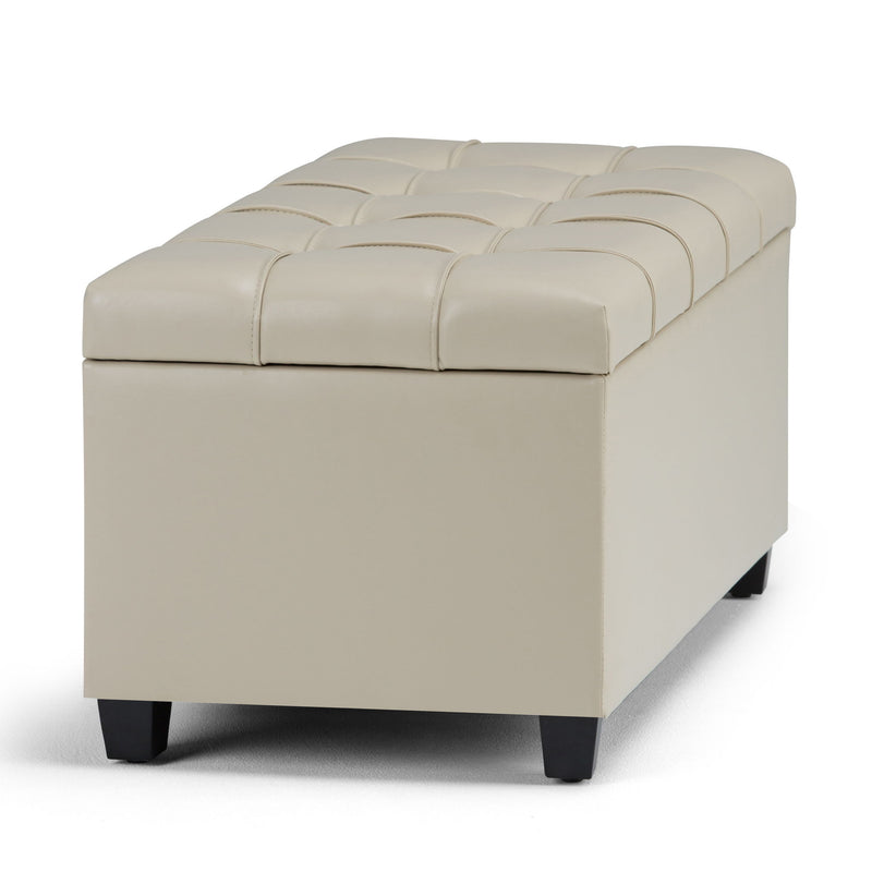 Sienna - Upholstered Storage Ottoman Bench