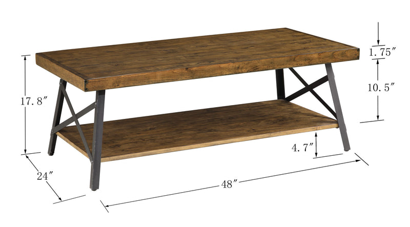 Modern Rustic Style Coffee Table