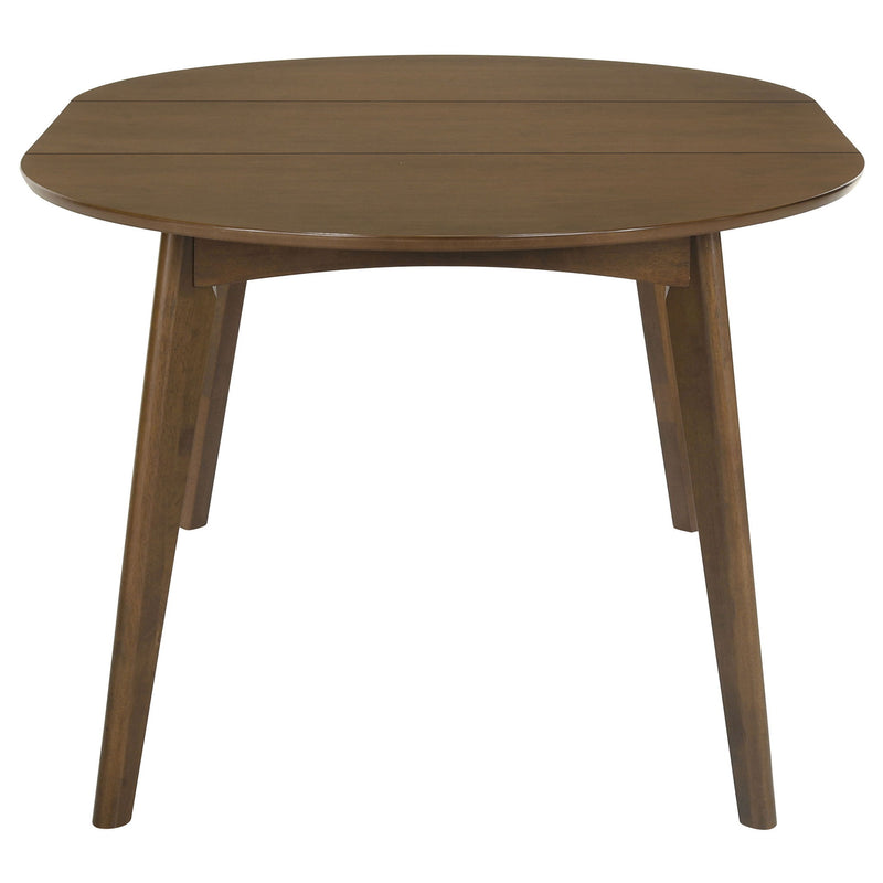 Thomson - Oval Dining Table With Removable Leaf - Walnut
