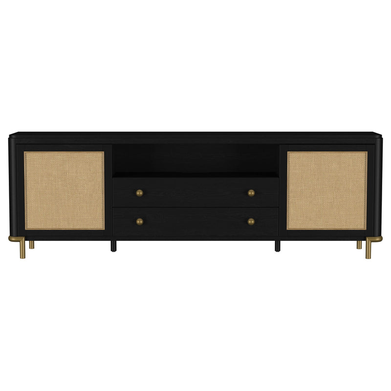 Benson - 2 Door TV Stand With Dual Drawers