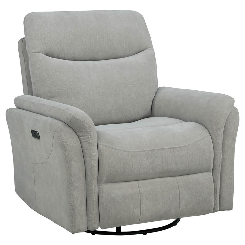Beacon - Power Swivel Recliner With USB Charging And Adjustable Recline