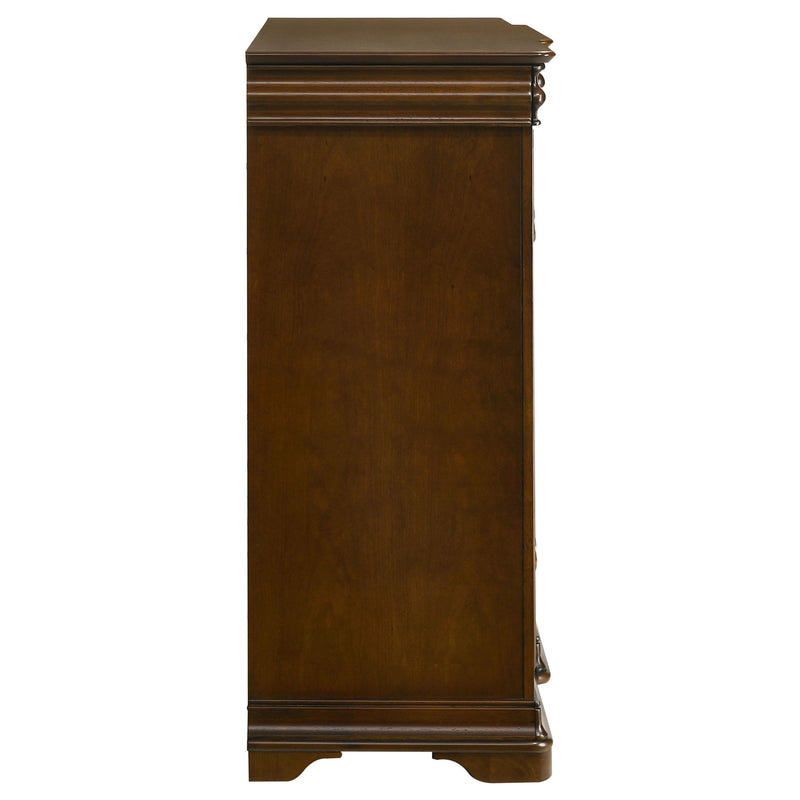 Leonide - 9 Drawer Dresser - Cherry