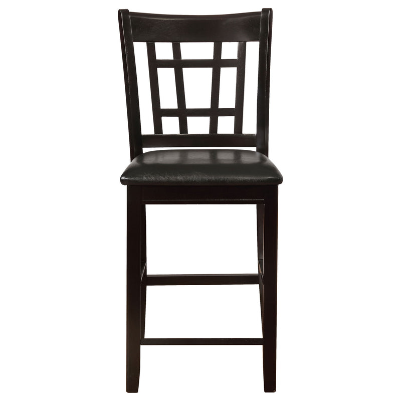 Lattice Back Counter Height Stools (Set of 2)