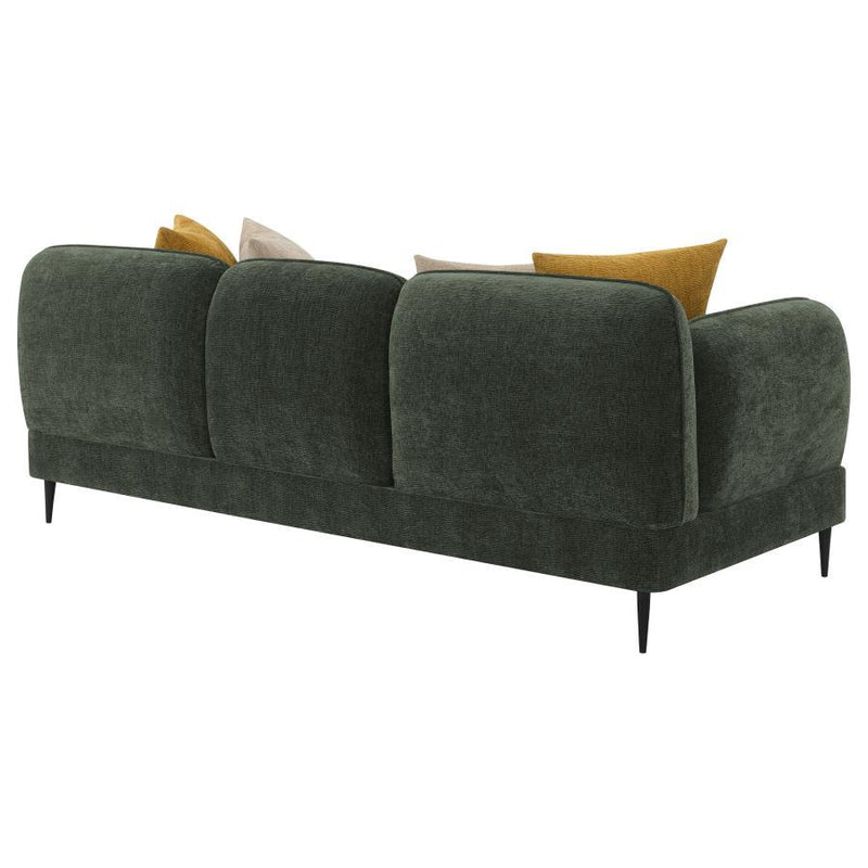 Jade - Chenille Upholstered Modern Track Arm Sofa