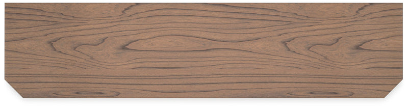 Landocken - XL TV Stand W/Fireplace Option - Brown / Blue